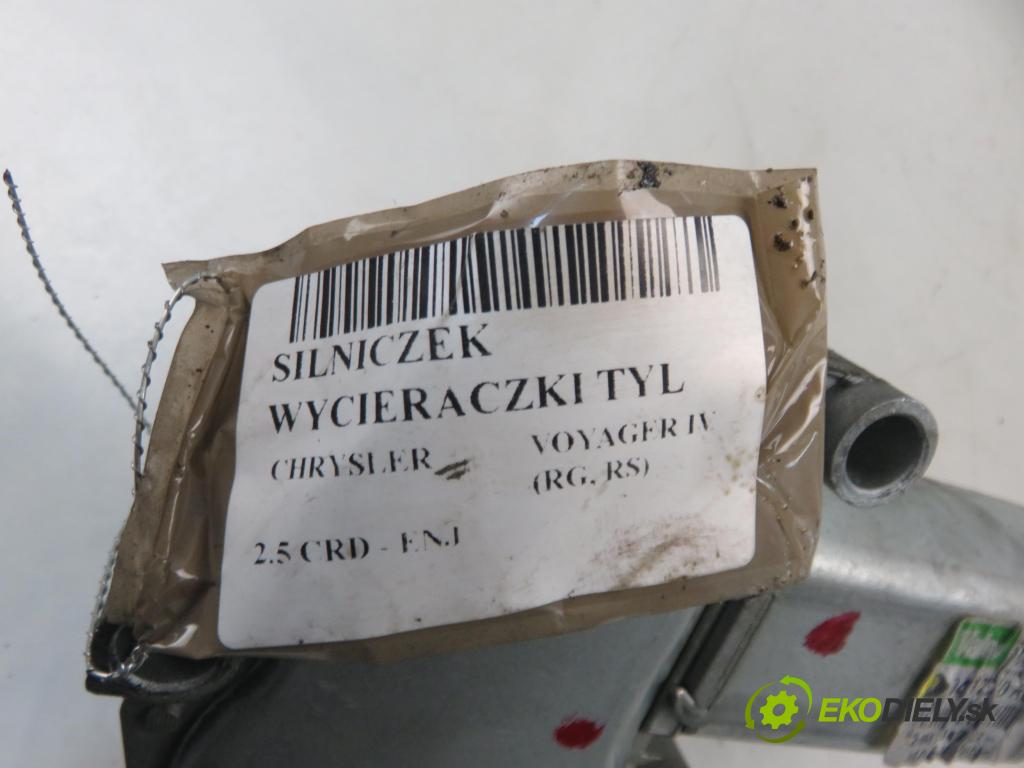 CHRYSLER VOYAGER IV (RG, RS) MINIVAN 2003 105,00 2.5 CRD 143 - ENJ 2499,00 motorek stěrače ZADNÍ: 04717710ADA