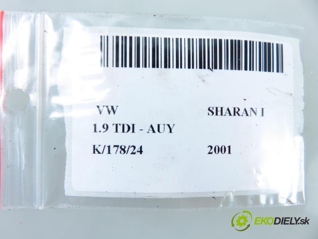 VW SHARAN (7M8, 7M9, 7M6) MINIVAN 2001 85,00 1.9 TDI PD 115 - AUY 1896,00 Snímač nárazu 5WK42895 ; 6Q0909606 (Snímače nárazu)