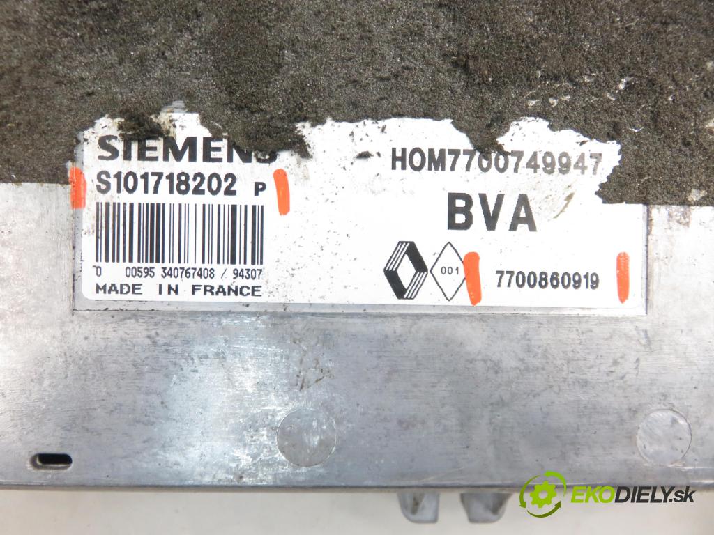 RENAULT CLIO I (B/C57_, 5/357_) HB 1994 55,00 1.4 (B57J, C57J) - E7J 757 1390,00 Riadiaca jednotka Motor S101718202P ; 7700860919