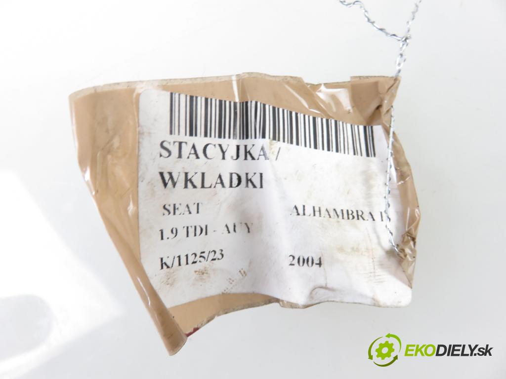 SEAT ALHAMBRA (7V8, 7V9) MINIVAN 2004 85,00 1.9 TDI PD 115 - AUY 1896,00 spinačka 4B0905851B (Spínacie skrinky a kľúče)