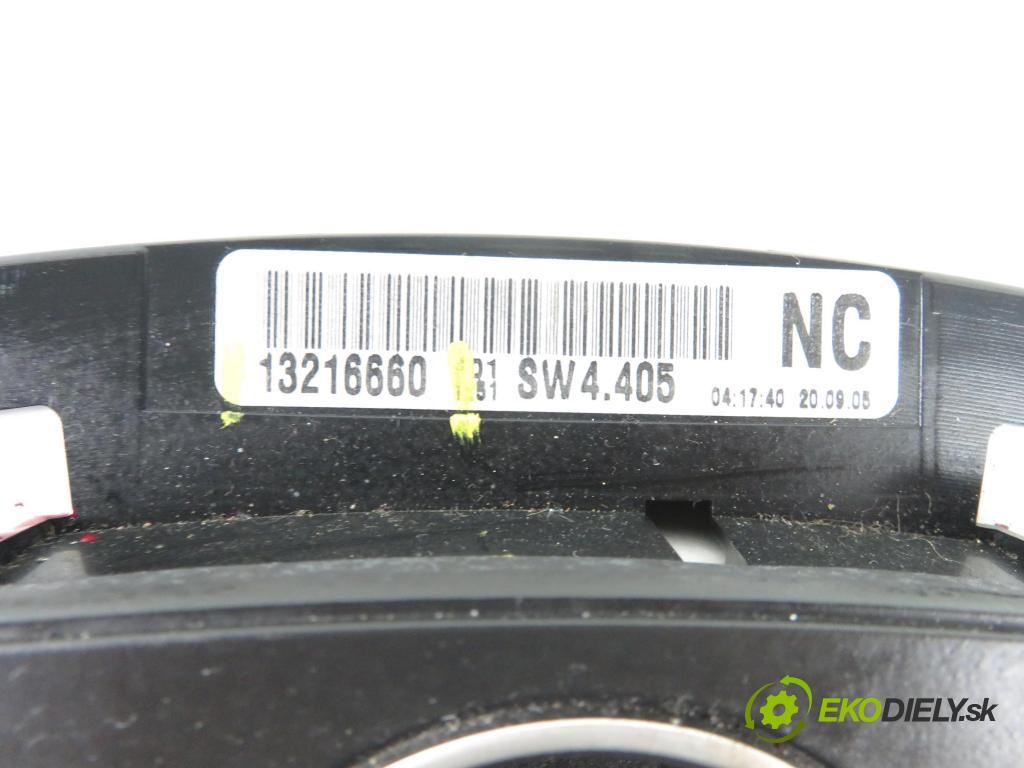 OPEL ZAFIRA B (A05) MINIVAN 2005 110,00 1.9 CDTI 150 - Z 19 DTH 1910,00 Prístrojovka elektrický 13216660NC ; 13216660