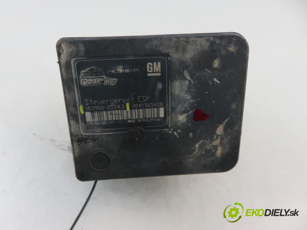 OPEL ZAFIRA B (A05) MINIVAN 2005 110,00 1.9 CDTI 150 - Z 19 DTH 1910,00 Pumpa ABS 13234911AS ; 10020602484 ; 10096005593 (Pumpy ABS)