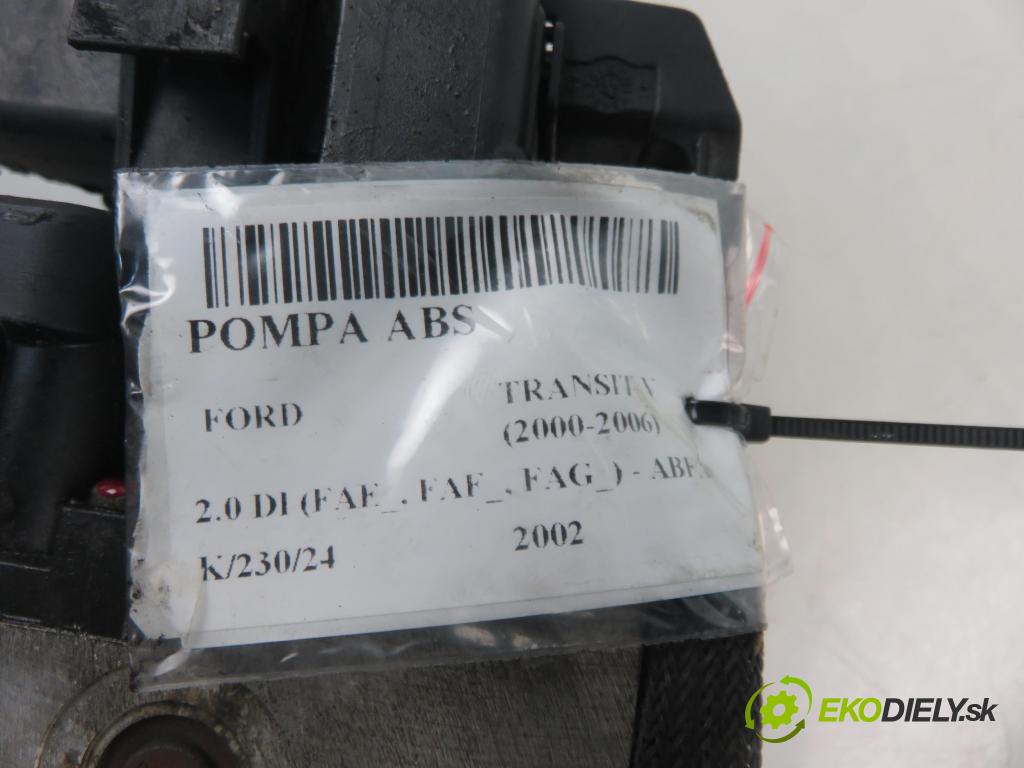 FORD TRANSIT Furgon (FA_ _) FURGON 2002 74,00 2.0 DI (FAE_, FAF_, FAG_) - ABFA 1998,00 Pumpa ABS 1C152M110AE ; 0265216672 (Pumpy ABS)
