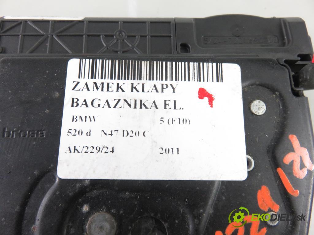 BMW 5 (F10) SEDAN 2011 0,00 520 d - N47 D20 C 1995,00 zámok dveří kufr EL. 51247191212
