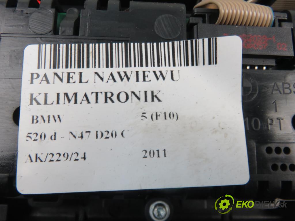 BMW 5 (F10) SEDAN 2011 0,00 520 d - N47 D20 C 1995,00 Panel kúrenia KLIMATIZACE: 9263757