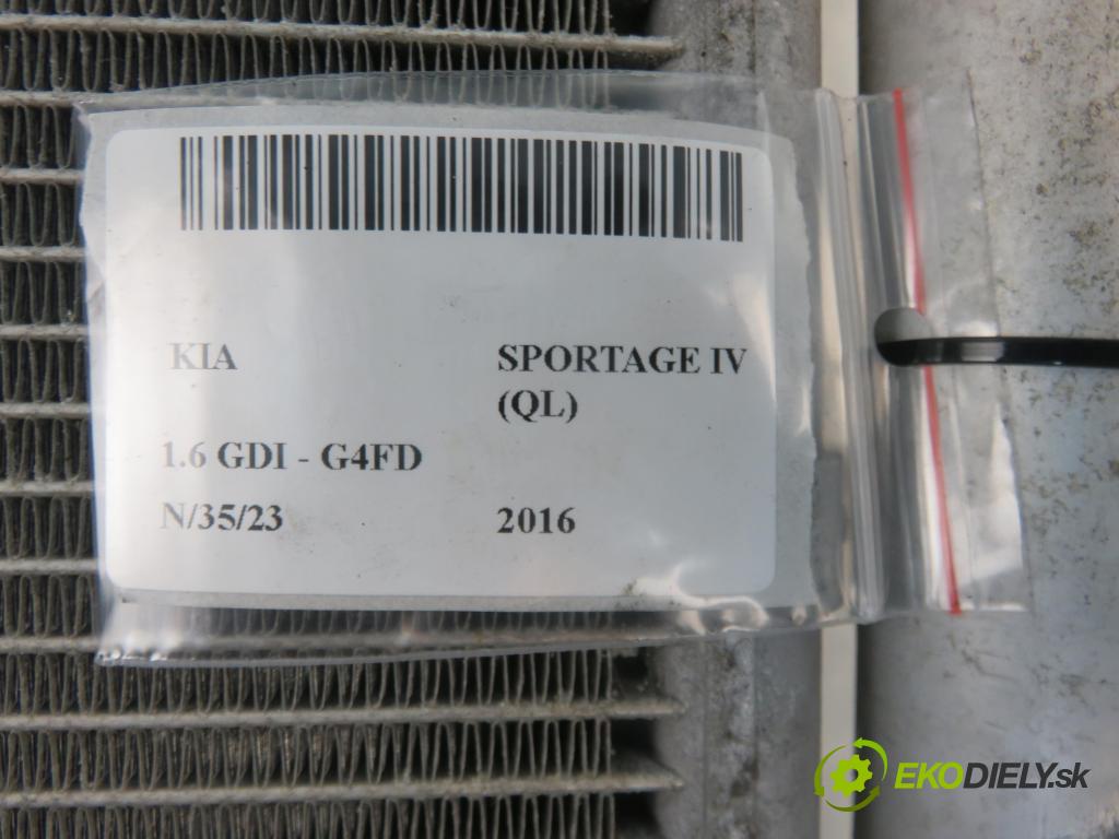 KIA SPORTAGE (QL) SUV 2016 97,00 1.6 GDI 132 - G4FD 1591,00 chladič klimatizace  (Chladiče klimatizace (kondenzátory))