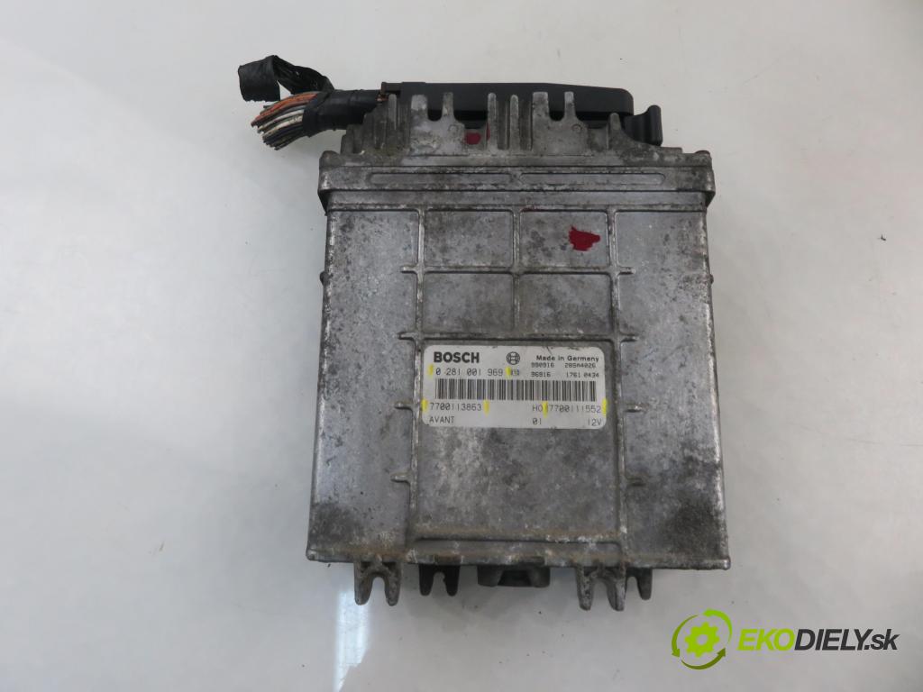 RENAULT MEGANE I (BA0/1_) KOMBI 1999 72,00 1.9 dTi 98 - F9Q 736 1870,00 Riadiaca jednotka Motor 7700113863 ; 7700111552 ; 0281001969