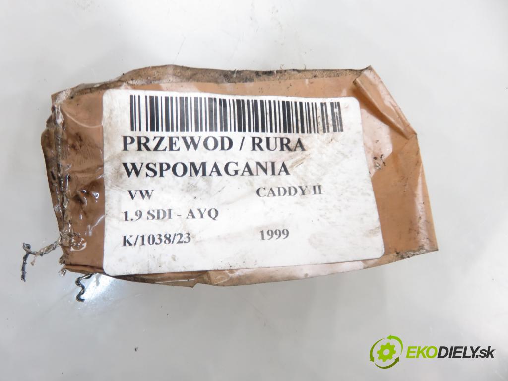 VW CADDY II Furgon (9K9A) FURGON 1999 47,00 1.9 SDI - AYQ 1896,00 rúrka / Rúra servočerpadlo