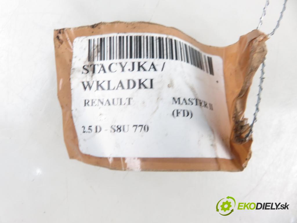 RENAULT MASTER II Skrzynia (FD) BUS 1999 59,00 2.5 D - S8U 770 2499,00 spinačka  (Spínacie skrinky a kľúče)