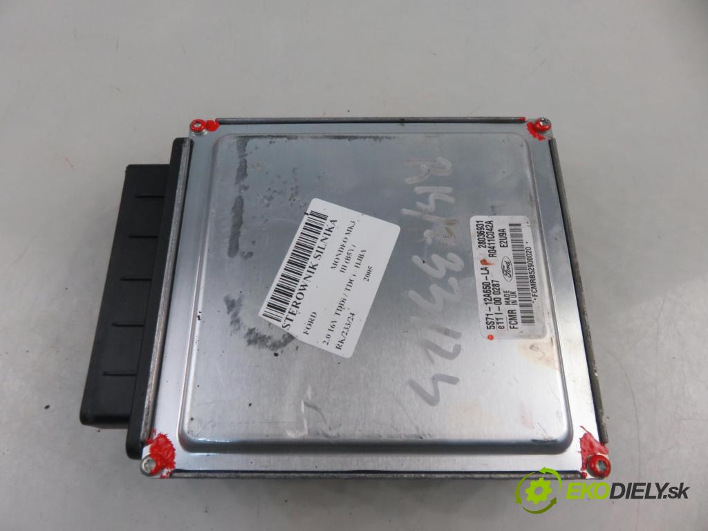 FORD MONDEO III (B5Y) LIFTBACK 2005 85,00 2.0 16V 115 TDDi / TDCi - HJBA 1998,00 Riadiaca jednotka Motor 5S7112A650LA