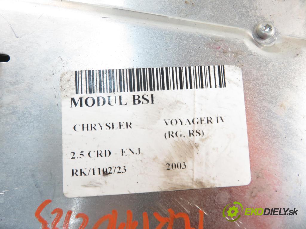 CHRYSLER VOYAGER IV (RG, RS) MINIVAN 2003 105,00 2.5 CRD 143 - ENJ 2499,00 MODUL BSI P04748079AH