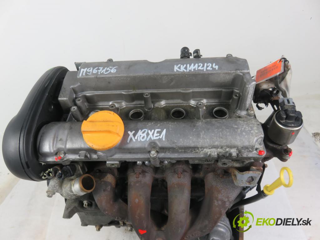 OPEL ASTRA G coupe (F07_) COUPE 2001 85,00 1.8 16V - X 18 XE1 1796,00 motor BENZÍN X18XE1 ; X 18 XE1