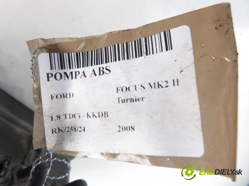 FORD FOCUS II Turnier (DA_, FFS, DS) KOMBI 2008 85,00 1.8 TDCi - KKDB 1753,00 Pumpa ABS 8M512C405AA ; 10096001273 (Pumpy ABS)