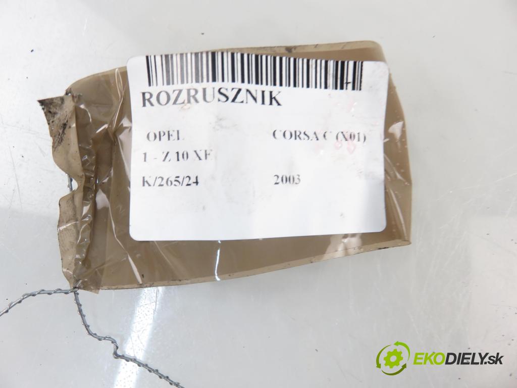 OPEL CORSA C (X01) HB 2003 43,00 1.0 12V 58 - Z 10 XE 973,00 Štartér  (Štartéry)