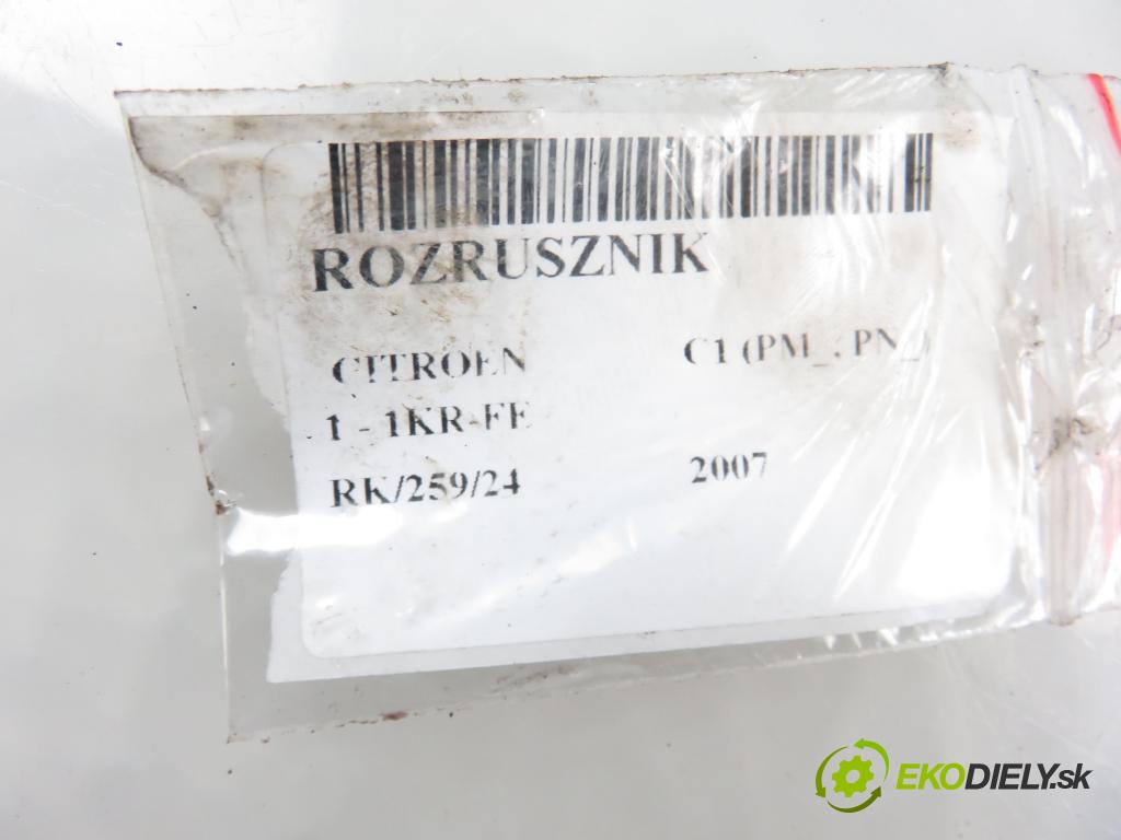 CITROEN C1 (PM_, PN_) HB 2007 50,00 1.0 12V R3 68 - 1KR-FE 998,00 Štartér 0001107478 (Štartéry)