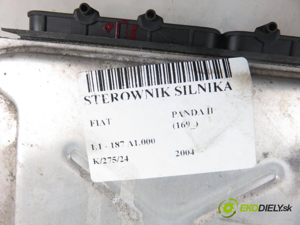 FIAT PANDA (169_) HB 2004 40,00 1.1 54 - 187 A1.000 1108,00 Riadiaca jednotka Motor 55196259 ; IAW4AFSM