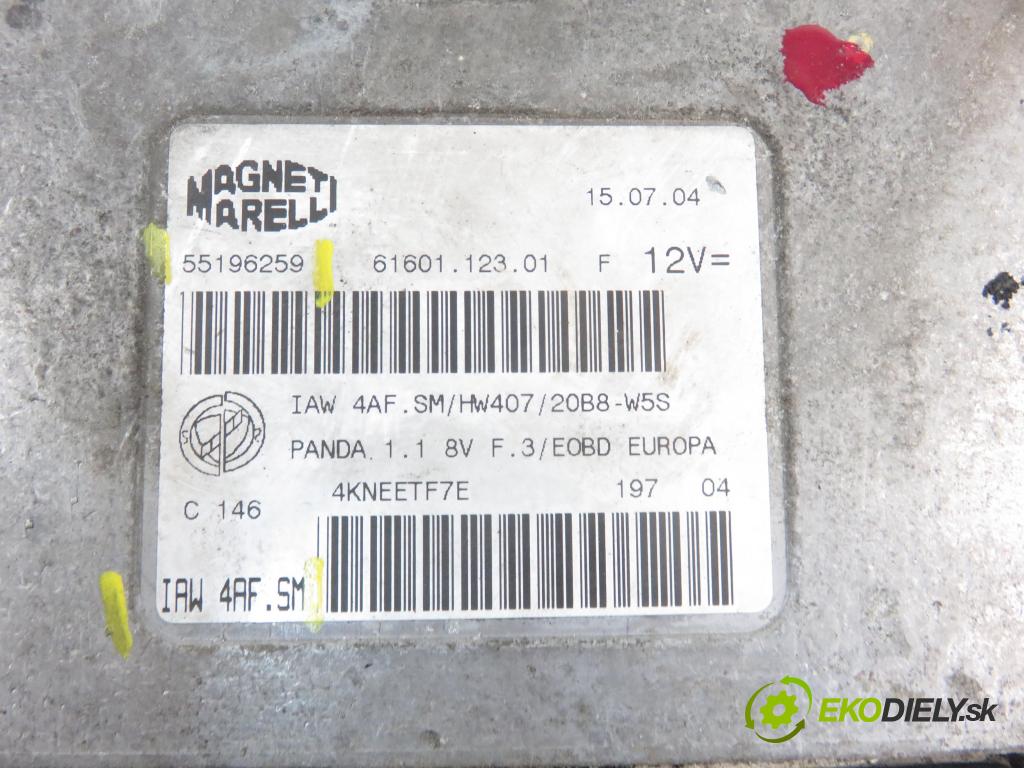 FIAT PANDA (169_) HB 2004 40,00 1.1 54 - 187 A1.000 1108,00 Riadiaca jednotka Motor 55196259 ; IAW4AFSM