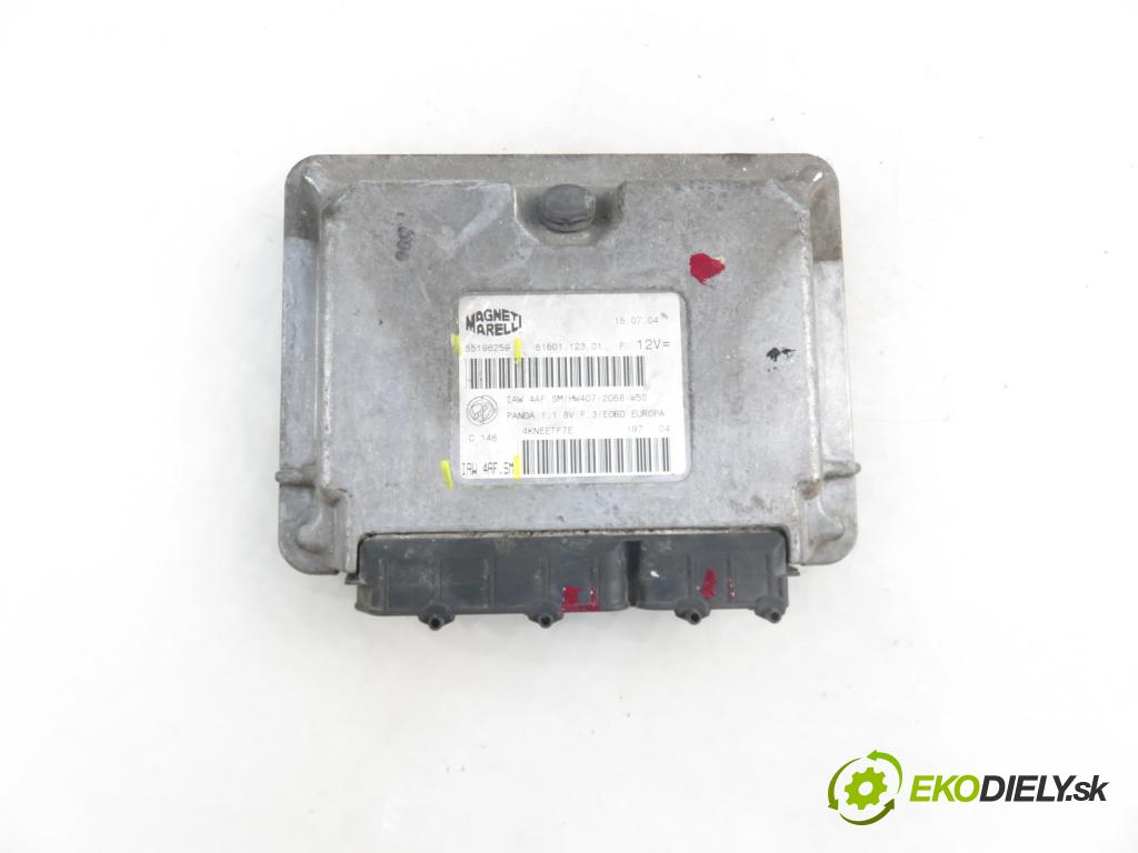 FIAT PANDA (169_) HB 2004 40,00 1.1 54 - 187 A1.000 1108,00 Riadiaca jednotka Motor 55196259 ; IAW4AFSM