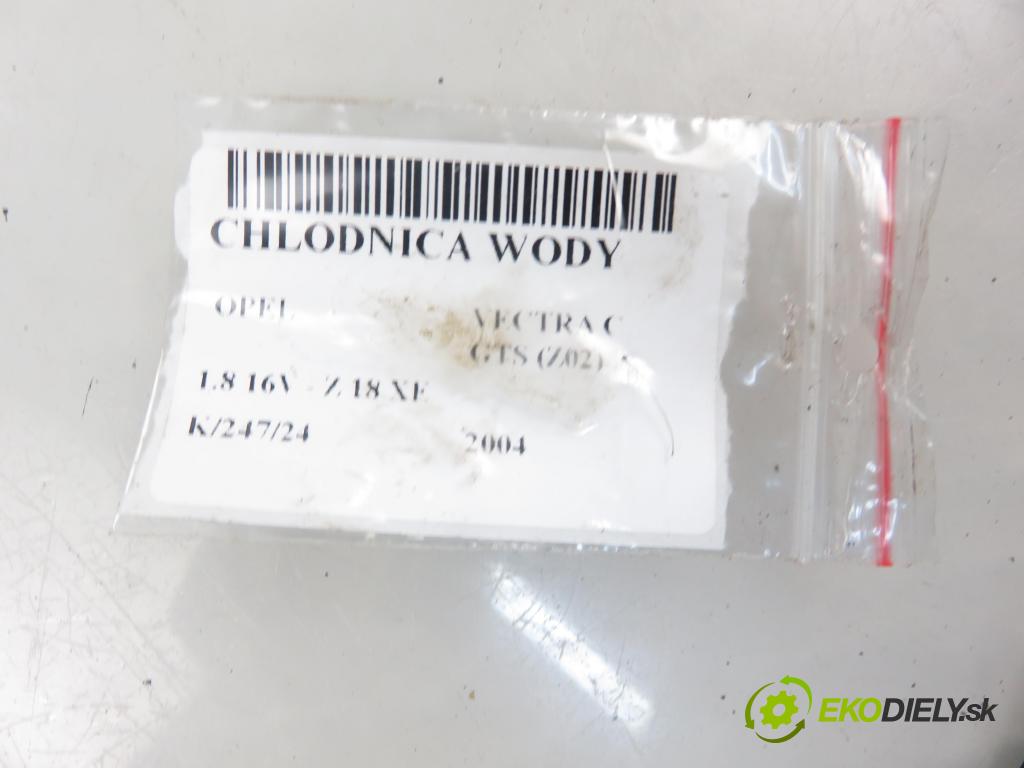 OPEL VECTRA C GTS (Z02) LIFTBACK 2004 90,00 1.8 16V 122 - Z 18 XE 1796,00 chladič vody