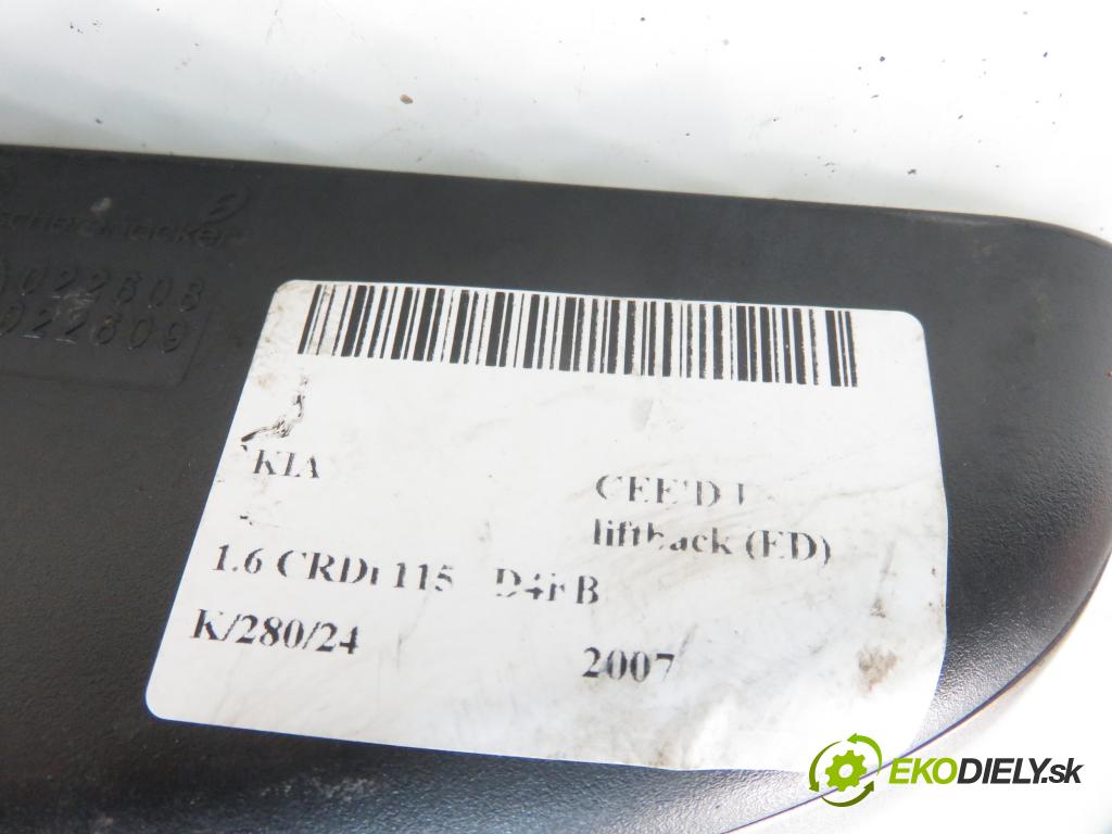 KIA CEE'D liftback (ED) HB 2007 85,00 1.6 CRDi 115 - D4FB 1582,00 Spätné zrkadlo
