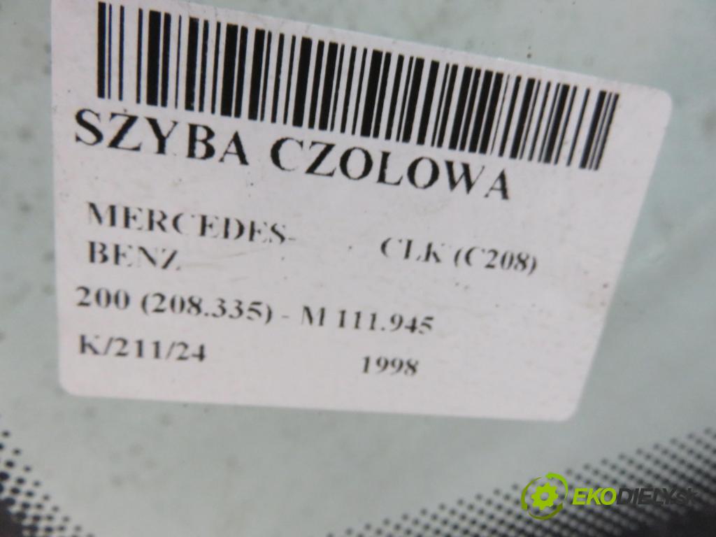 MERCEDES-BENZ CLK (C208) COUPE 1998 100,00 200 (208.335) - M 111.945 1998,00 okno PŘEDNÍ