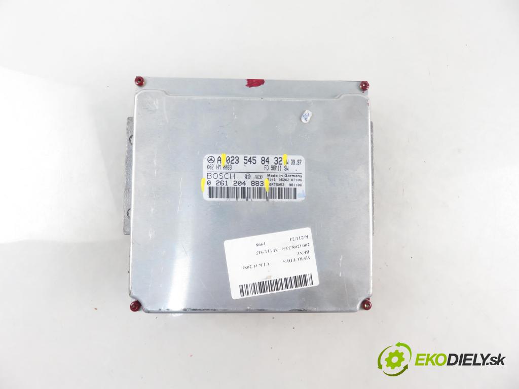 MERCEDES-BENZ CLK (C208) COUPE 1998 100,00 200 (208.335) - M 111.945 1998,00 Riadiaca jednotka Motor 0235458432 ; 0261204883