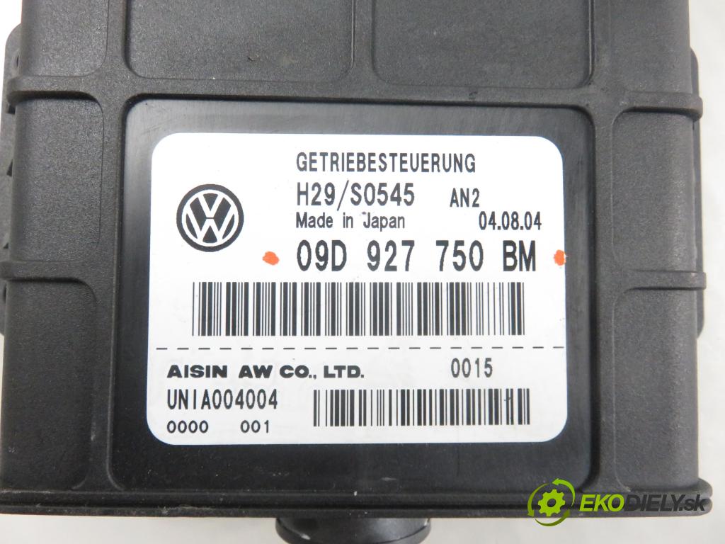 VW TOUAREG (7LA, 7L6, 7L7) SUV 2005 230,00 5.0 V10 TDI PD 313 - AYH 4921,00 Riadiaca jednotka prevodovky 09D927750BM