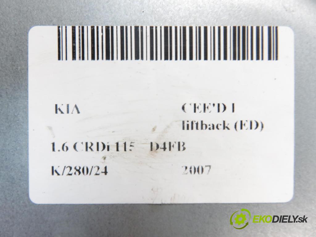KIA CEE'D liftback (ED) HB 2007 85,00 1.6 CRDi 115 - D4FB 1582,00 mechanismus oken PPE 824801H070