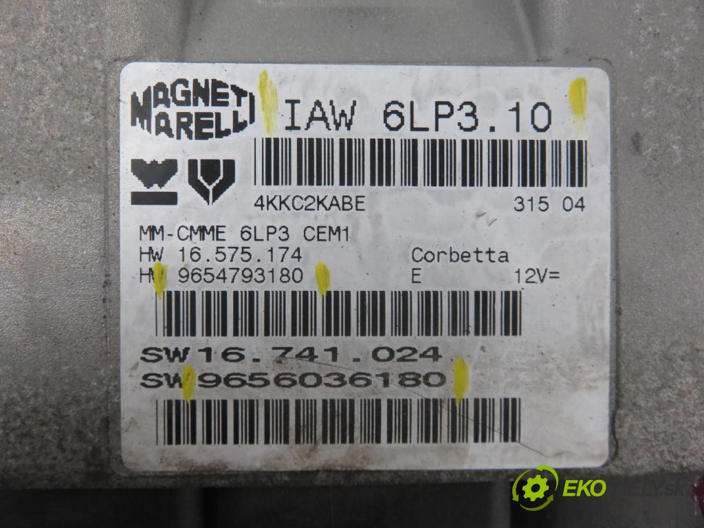 PEUGEOT 407 SW (6E_) KOMBI 2004 116,00 2.2 - 3FZ (EW12J4) 2230,00 Riadiaca jednotka Motor 9656036180 ; 9654793180 ; IAW6LP310