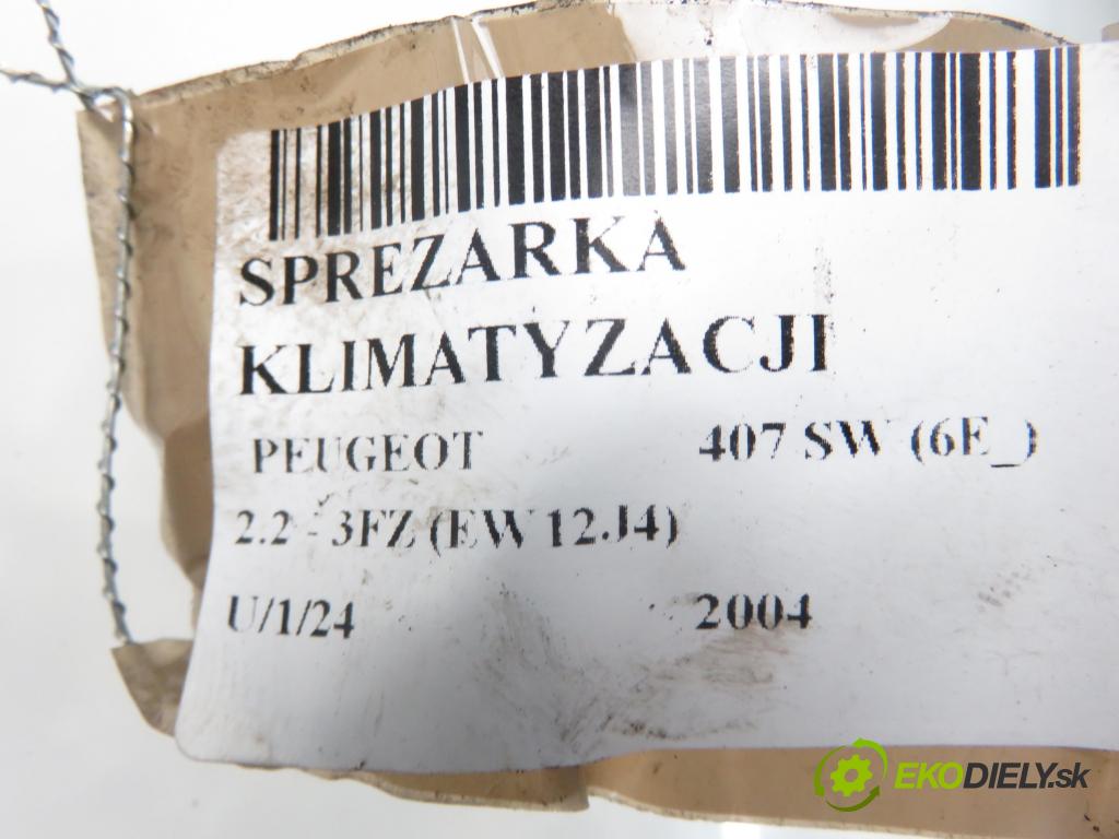 PEUGEOT 407 SW (6E_) KOMBI 2004 116,00 2.2 - 3FZ (EW12J4) 2230,00 KOMPRESOR: klimatizace 9648138680 (Kompresory)