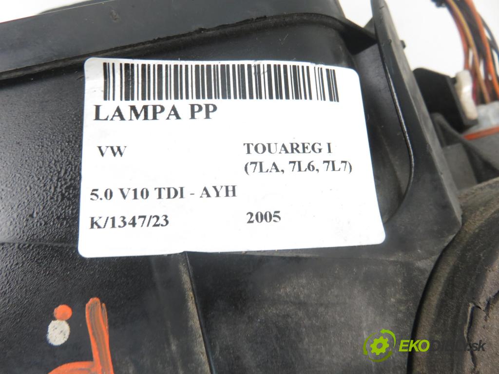 VW TOUAREG (7LA, 7L6, 7L7) SUV 2005 230,00 5.0 V10 TDI PD 313 - AYH 4921,00 Svetlo PP 7L6941016BK