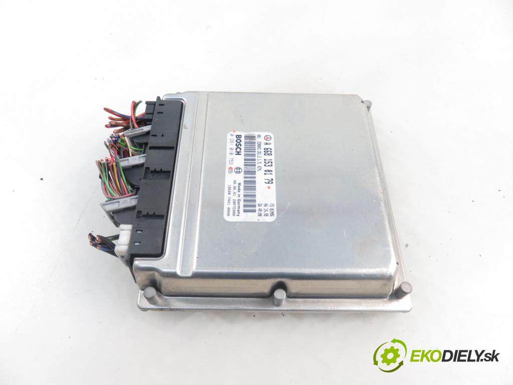 MERCEDES-BENZ KLASA A (W168) HB 2001 55,00 A 160 CDI 75 - OM 668.940 1689,00 Riadiaca jednotka Motor A6681530179 ; 0281010753