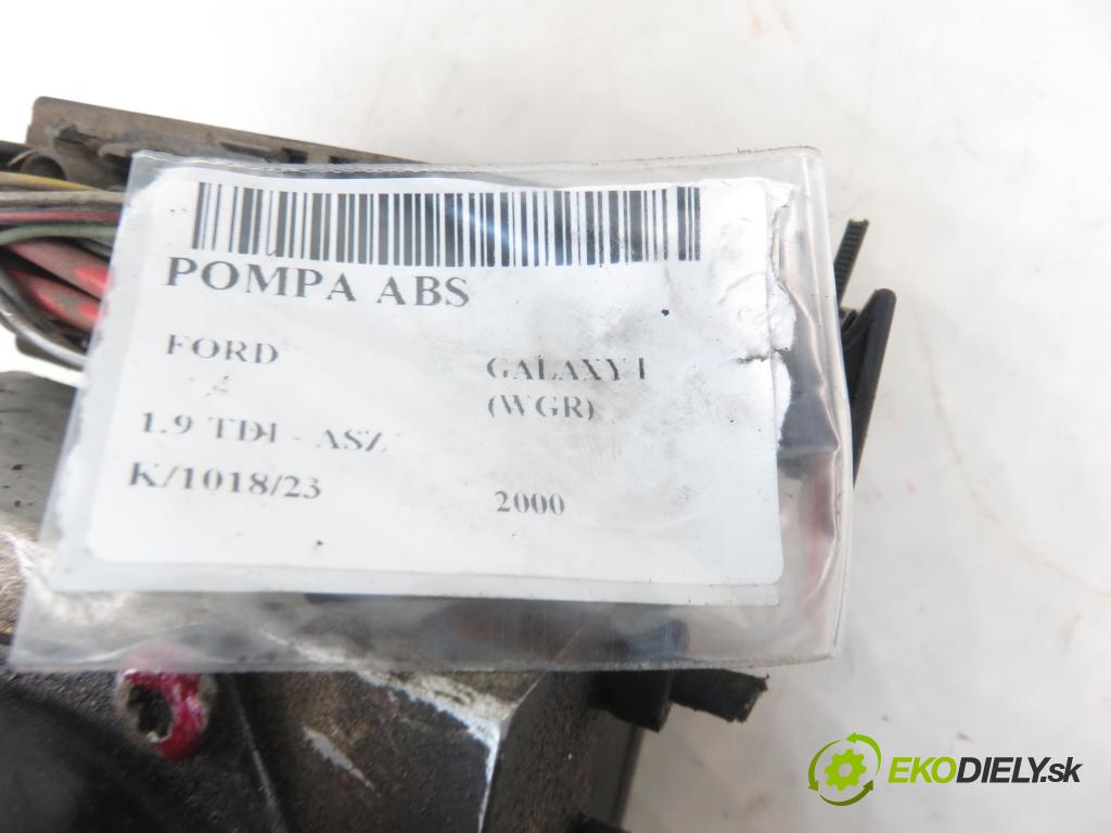 FORD GALAXY (WGR) VAN 2000 96,00 1.9 TDI PD 130 - ASZ 1896,00 Pumpa ABS 7M39007379D ; 7M3614111N ; 3M212L580BA (Pumpy ABS)