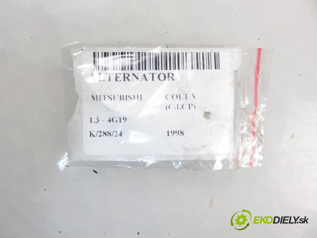 MITSUBISHI COLT V (CJ_, CP_) HB 1998 66,00 1.3 - 4G19 1343,00 Alternátor MD363639 (Alternátory)