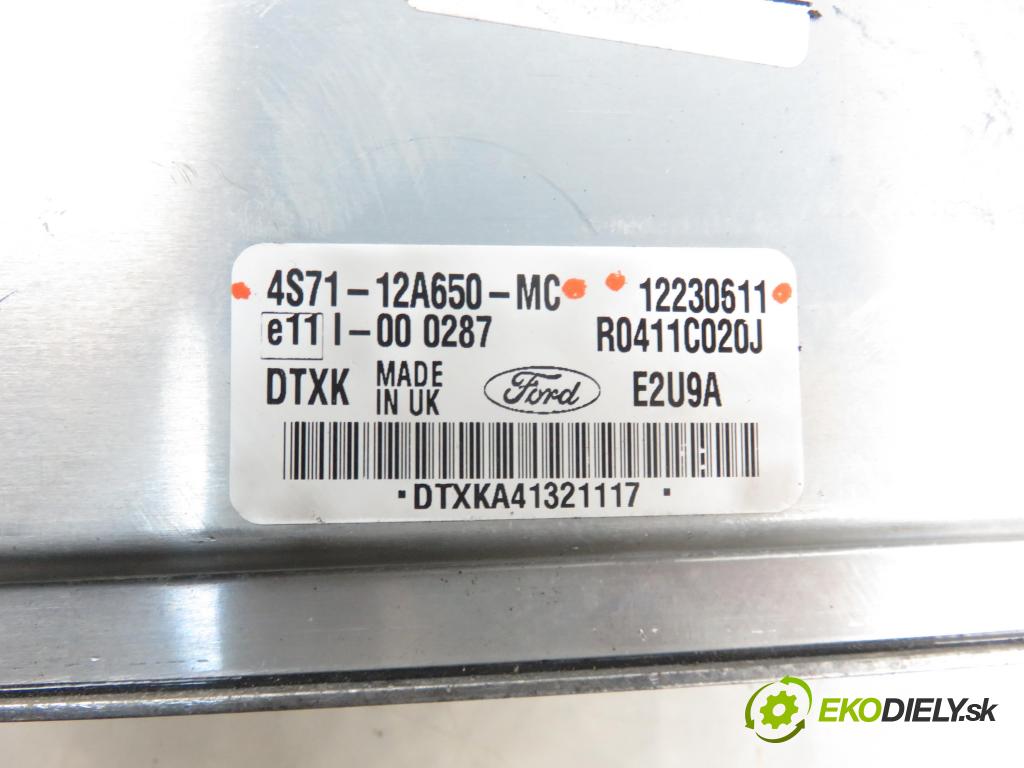FORD MONDEO III (B5Y) LIFTBACK 2004 96,00 2.0 TDCi - N7BA 1998,00 Riadiaca jednotka Motor 4S7112A650MC ; 12230611