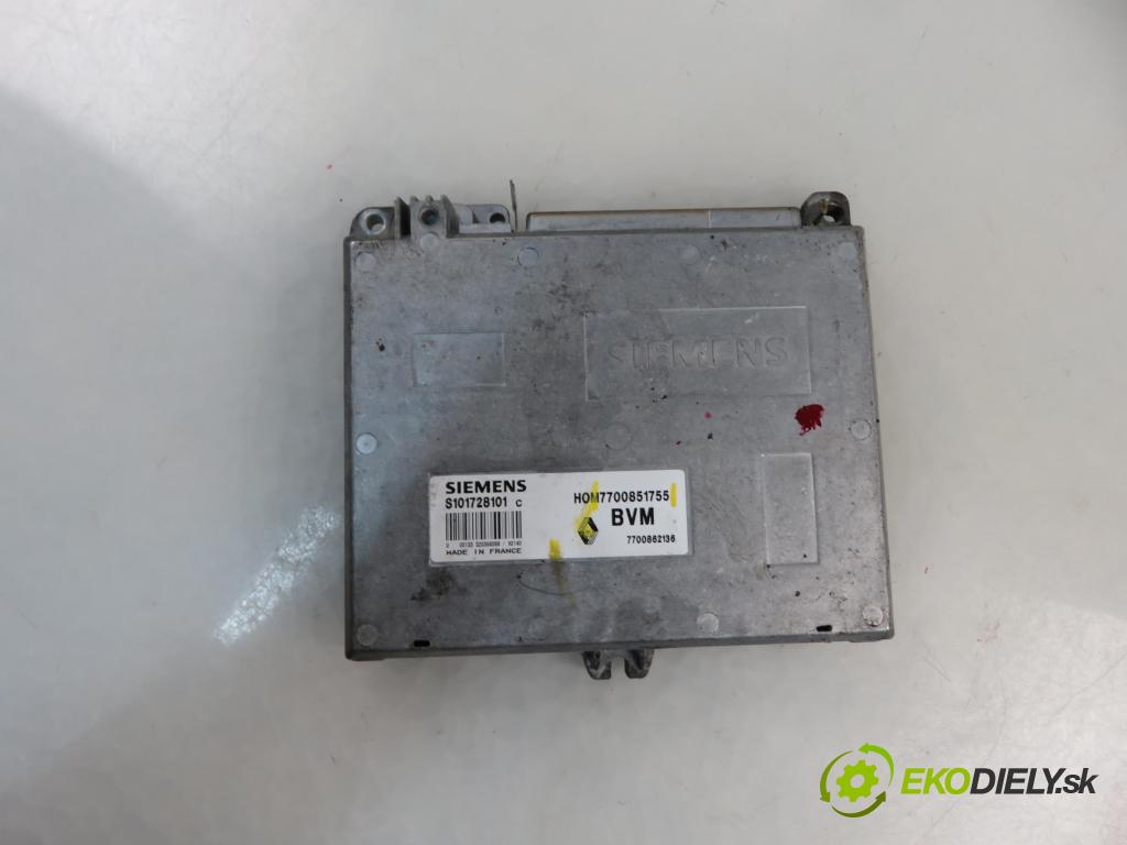 RENAULT 19 II (B/C53_) HB 1992 65,00 1.8 (B/C53Y) - F3P 760 1794,00 Riadiaca jednotka Motor 7700851755 ; S101728101C