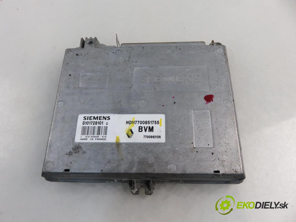 RENAULT 19 II (B/C53_) HB 1992 65,00 1.8 (B/C53Y) - F3P 760 1794,00 Riadiaca jednotka Motor 7700851755 ; S101728101C