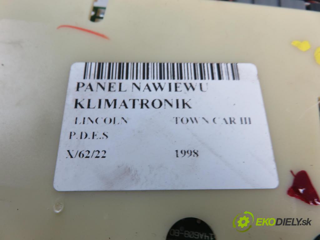 LINCOLN TOWN CAR III LIMUZYNA 1998 160,00 4.6 4601,00 Panel kúrenia KLIMATRONIK YW1H19C933AB ; YW1H18C612ABSR