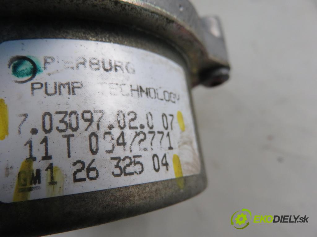 OPEL INSIGNIA A (G09) SEDAN 2011 0,00 2.0 Turbo (68) - A 20 NHT 1998,00 pumpa vakuová 12632504 ; 70309702007