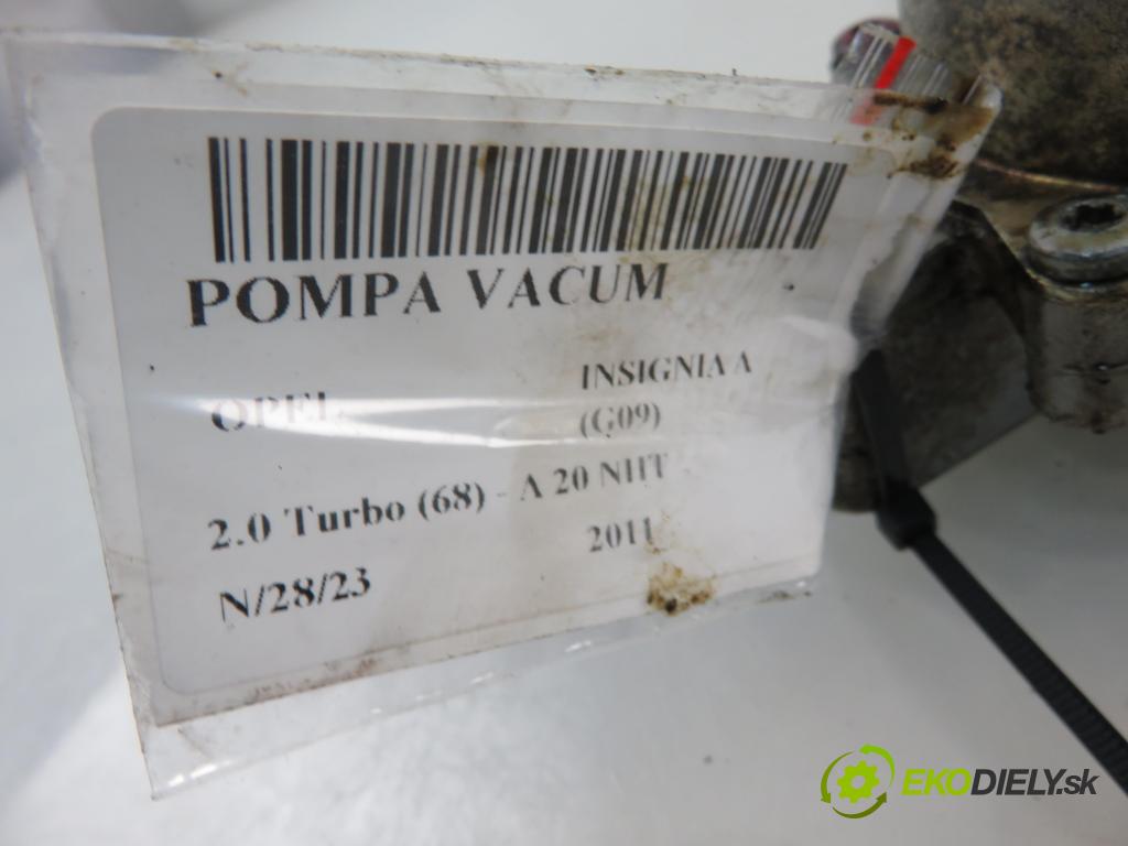 OPEL INSIGNIA A (G09) SEDAN 2011 0,00 2.0 Turbo (68) - A 20 NHT 1998,00 pumpa vakuová 12632504 ; 70309702007