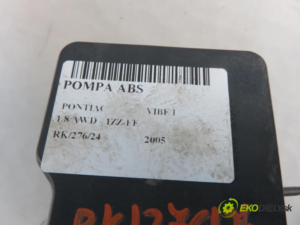 PONTIAC VIBE I HB 2005 96,00 1.8 AWD - 1ZZ-FE 1794,00 Pumpa ABS 4451001080 ; 8954101070 (Pumpy ABS)
