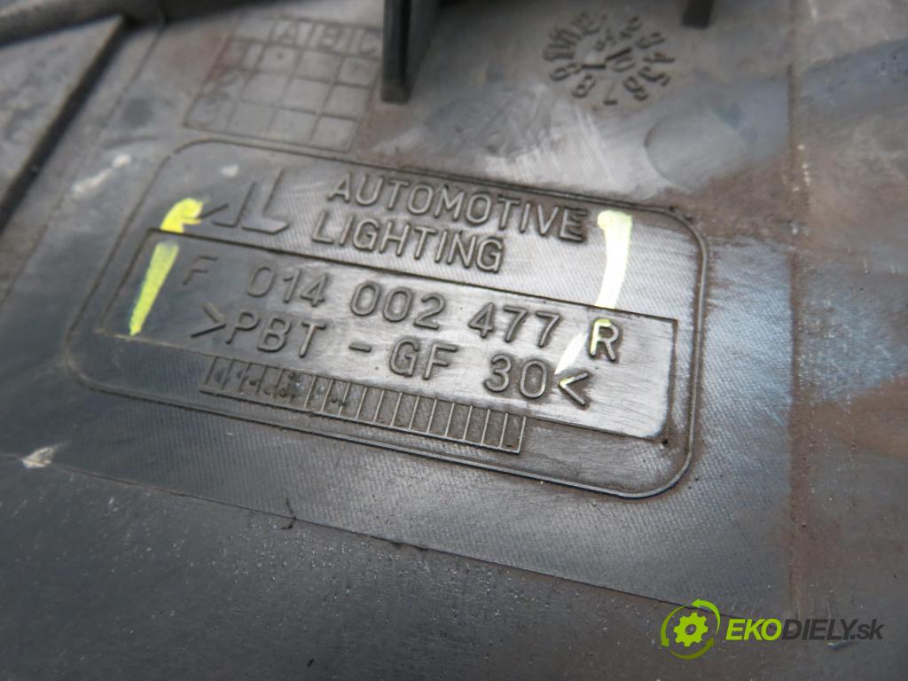 MAZDA 6 Station Wagon (GY) KOMBI 2004 100,00 2.0 DI 136 - RF5C 1998,00 Svetlo PP F014002477R ; 1307329086