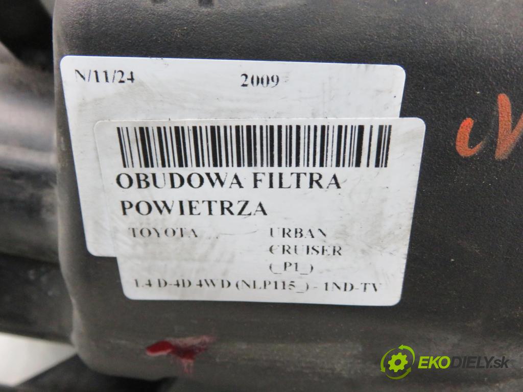 TOYOTA URBAN CRUISER (_P1_) CROSSOVER 2009 66,00 1.4 D-4D 4WD 90 - 1ND-TV 1364,00 Obal filtra vzduchu 177510N030 (Obaly filtrov vzduchu)