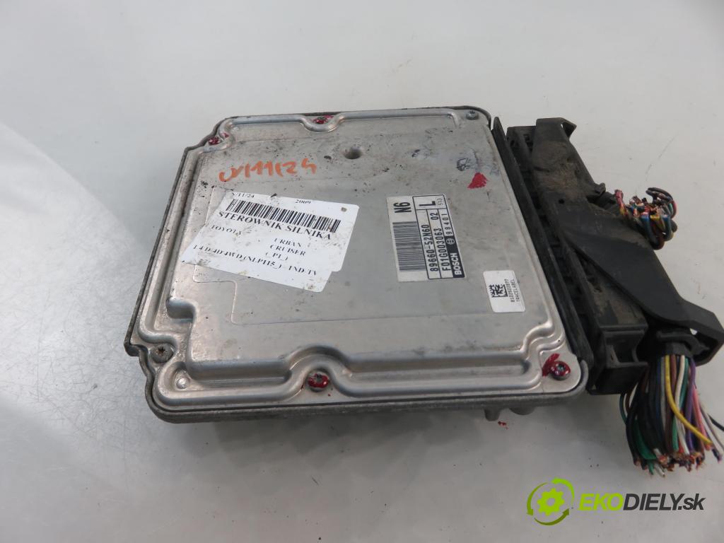 TOYOTA URBAN CRUISER (_P1_) CROSSOVER 2009 66,00 1.4 D-4D 4WD 90 - 1ND-TV 1364,00 Riadiaca jednotka Motor 8966152L40 ; 0281015696