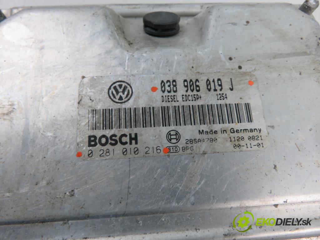 SEAT ALHAMBRA (7V8, 7V9) VAN 2000 85,00 1.9 TDI PD 115 - AUY 1896,00 Riadiaca jednotka Motor 038906019J ; 0281010216