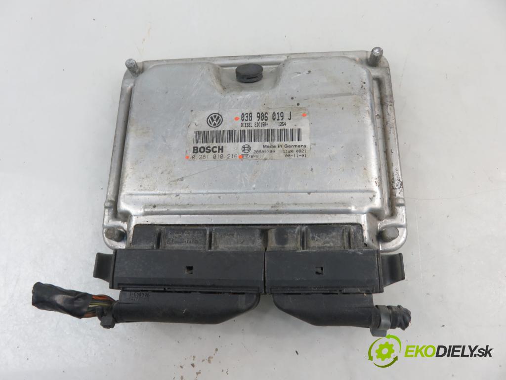 SEAT ALHAMBRA (7V8, 7V9) VAN 2000 85,00 1.9 TDI PD 115 - AUY 1896,00 Riadiaca jednotka Motor 038906019J ; 0281010216