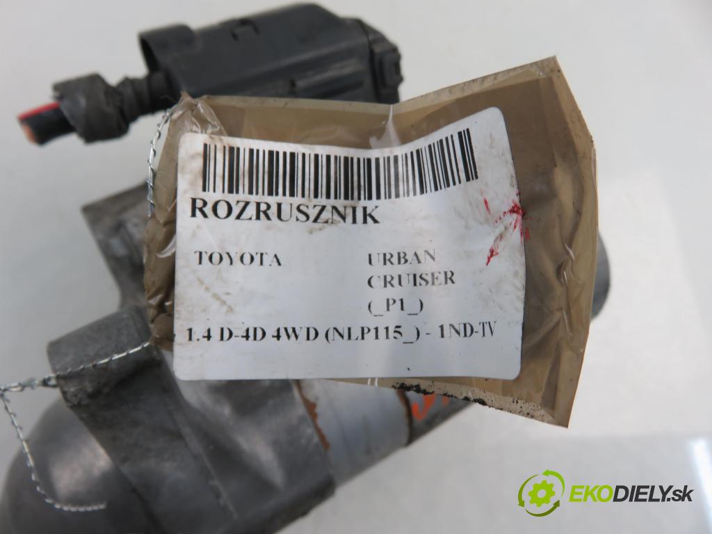 TOYOTA URBAN CRUISER (_P1_) CROSSOVER 2009 66,00 1.4 D-4D 4WD 90 - 1ND-TV 1364,00 Štartér 2810033120 (Štartéry)