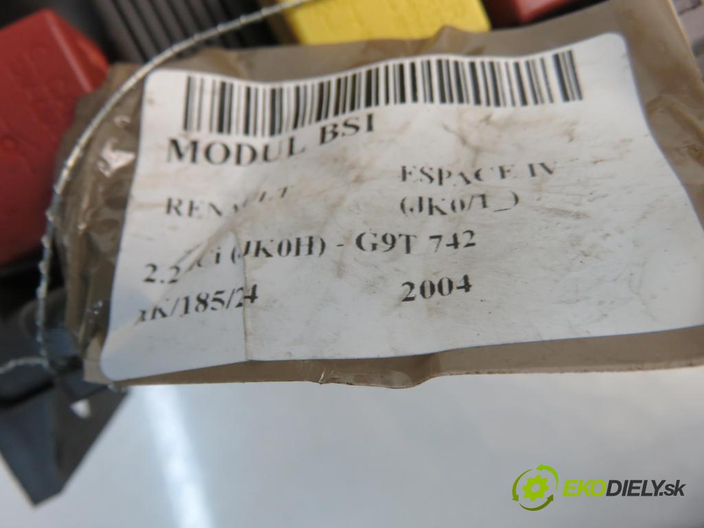 RENAULT ESPACE IV (JK0/1_) MINIVAN 2004 110,00 2.2 dCi (JK0H) 150 - G9T 742 2188,00 MODUL BSI 8200004201E