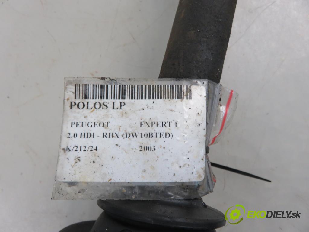 PEUGEOT EXPERT Skrzynia (222) FURGON 2003 69,00 2.0 HDI - RHX (DW10BTED) 1997,00 Poloos LP