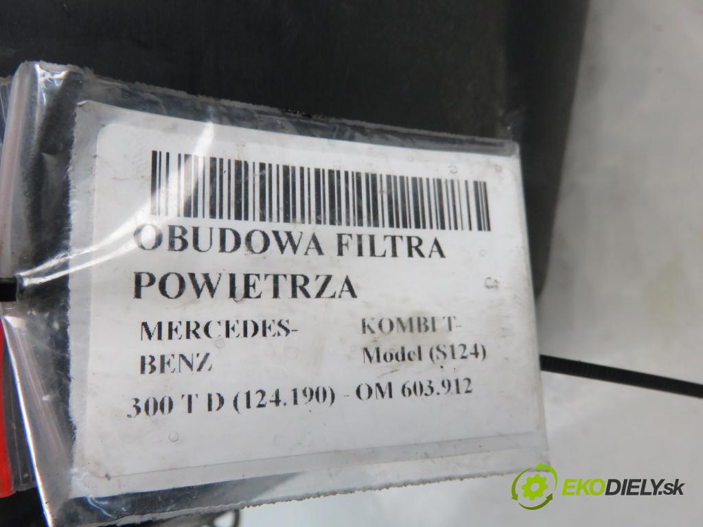 MERCEDES-BENZ KOMBI T-Model (S124) KOMBI 1987 80,00 3.0 D (124.190) 109 - OM 603.912 2996,00 Obal filtra vzduchu 6030940104 ; 6030940203 (Obaly filtrov vzduchu)